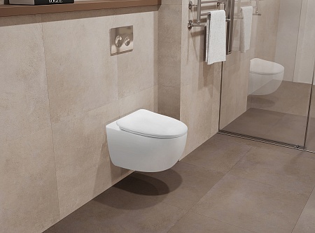 Подвесной унитаз безободковый Terminus Енисей Monolit 560х390 белый Новоалтайск - фото 1 Подвесной унитаз безободковый Terminus Енисей Monolit 560х390 белый Новоалтайск - фото 1